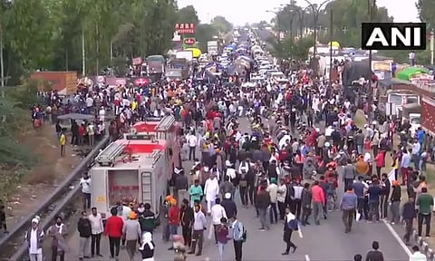 Farmers march (ANI)