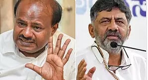 H.D. Kumaraswamy; D.K. Shivakumar
