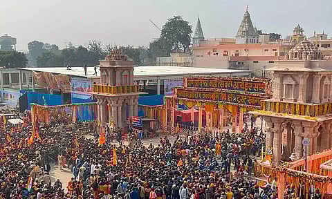 Ram temple in Ayodhya (PTI)