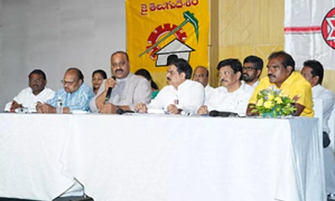 TDP's AP unit President K Atchen Naidu party TDP leadership is holding talks with the BJP