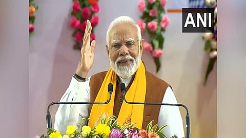 Prime Minister Narendra Modi in Varanasi (ANI)