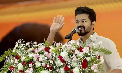 Actor and Tamilaga Vettri Kazhagam President Vijay. (File)