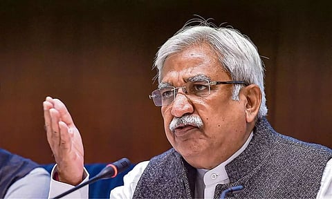 Former Chief Election Commissioner Sunil Arora. (PTI)