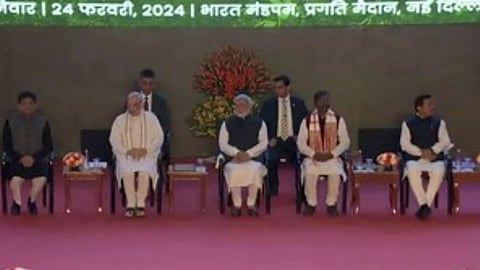 PM Modi inaugurates 11 godowns in PACS (PTI)