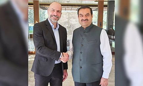  Dara Khosrowshahi and Gautam Adani