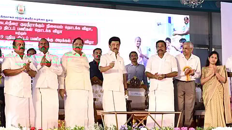 CM Stalin inaugurates various projects including 150 MLD Nemmeli desalination plant (Image: X)