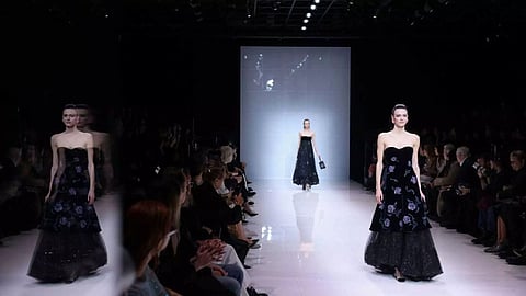 Still from Milan Fashion Week (Photo/Reuters)