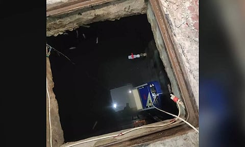 Residents have closed the sump valve to stop the pipeline water supply to the houses.