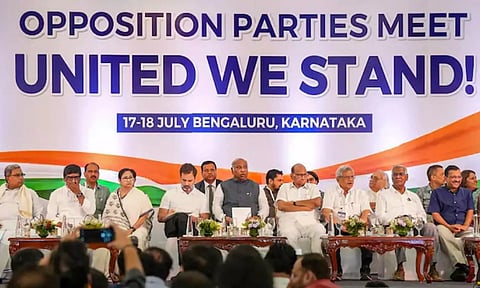 Leaders of the Opposition alliance INDIA. (PTI)
