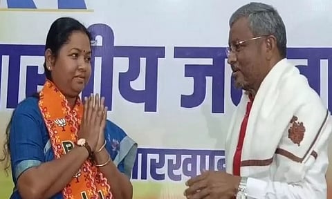 Singhbhum MP Geeta Koda joins BJP (ANI)