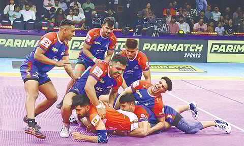 Haryana Steelers defenders impressed in their thumping win over Gujarat Giants in Eliminator 2