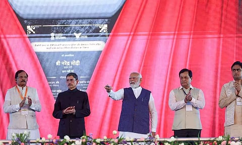 PM inaugurates new projects, lays foundation stone for new ISRO launch complex in TN