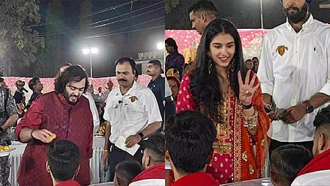 Anant Ambani , Radhika Merchant (Image/ANI)