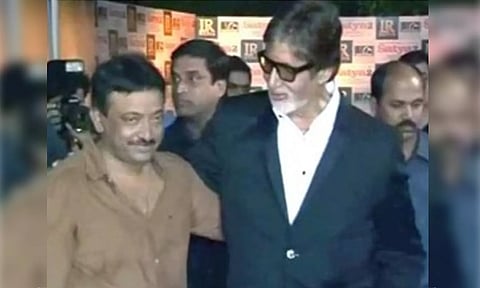  Amitabh Bachchan met filmmaker Ram Gopal Varma (IANS)