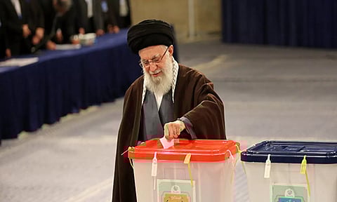 Supreme leader Khamenei casts (ANI)