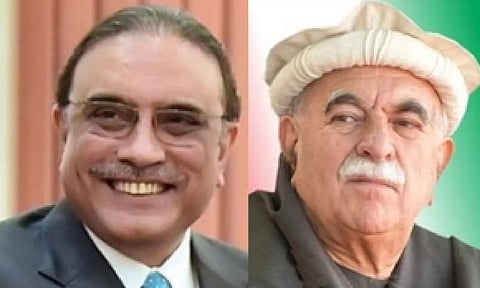 Asif Ali Zardari; Mahmood Achakzai