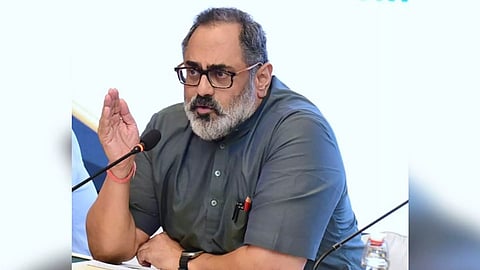 Union Minister of State for Electronics and IT, Rajeev Chandrasekhar (Photo/IANS)