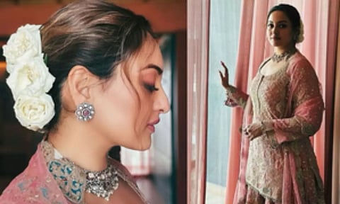 Sonakshi Sinha in her sharara suit