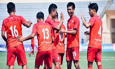 Mizoram team in action