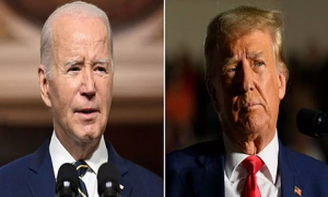 Joe Biden and Donald Trump