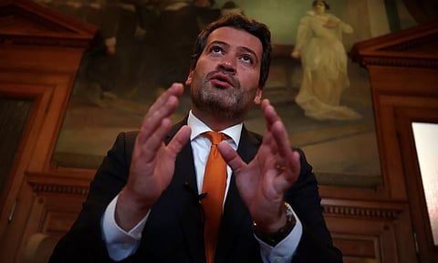 Andre Ventura, president of the Chega party. Reuters