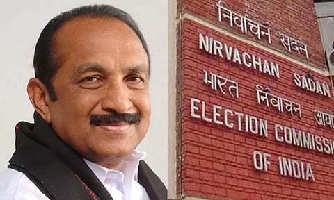 MDMK Chief Vaiko, ECI Office