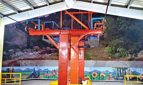 Sholingur rope car facility being prepped up for virtual inauguration by Chief Minister MK Stalin