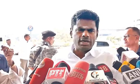 TN BJP president K Annamalai