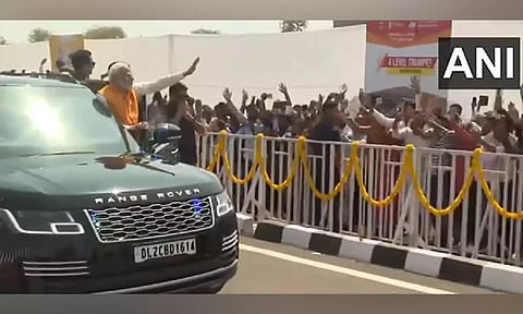 Prime Minister Narendra Modi in Gurugram