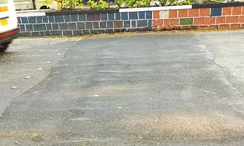 The newly-laid road between New Avadi Road and Kilpauk water tank
