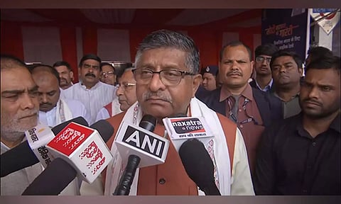 BJP MP Ravi Shankar Prasad (ANI)