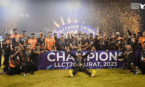 Legends League Cricket season two champions Manipal Tigers