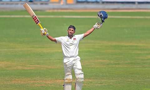 Musheer Khan celebrates his century