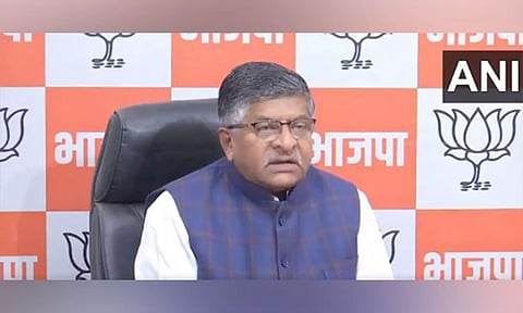 BJP MP Ravi Shankar Prasqad (ANI)