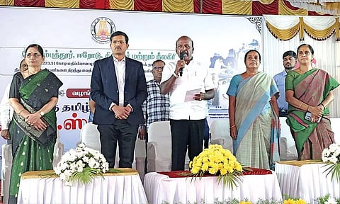 Ma Subramanian during the inaugural function of a new building in CMCH