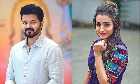 Actor Vijay, Actress Trisha 