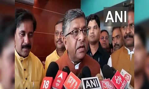 BJP MP Ravi Shankar Prasad (ANI)