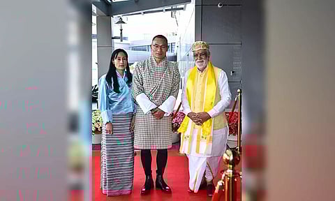 Bhutan's Prime Minister, Dasho Tshering Tobgay arrives in New Delhi (X/@MEAIndia)