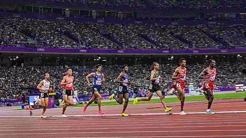 Asian Games bronze medallist athlete Gulveer Singh shattered a 16-year-old national record in the men's 10000m to finish second in his heat at The Ten (Photo/PTI)