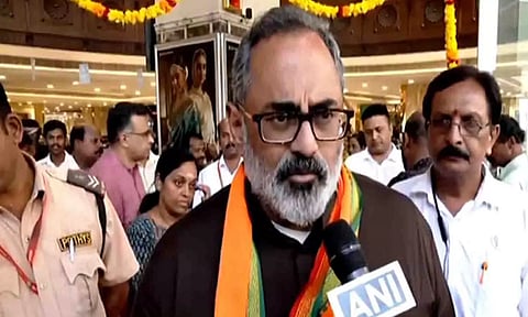 Union Minister and BJP leader Rajeev Chandrasekhar (ANI)