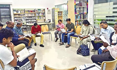 Reading excerpts from Michael Ende’s The Never-ending Story event