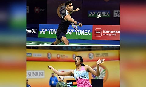 Lakshya Sen and PV Sindhu (BAI Media)
