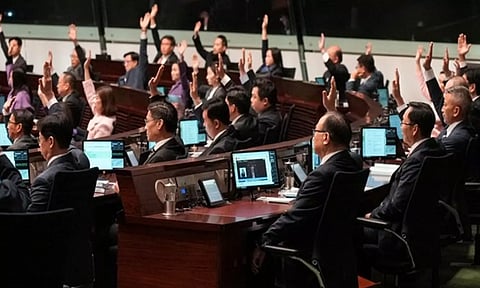 The second reading of Safeguarding National Security Bill, in Hong Kong (ANI)