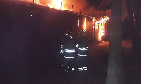 Plastics goods worth over Rs 25 L gutted in Krishnagiri shop blaze