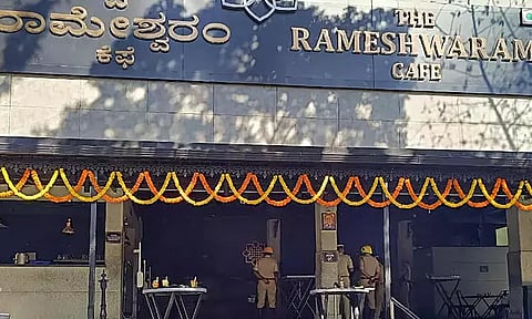 Visuals from the blast incident at Rameshwaram Cafe (Image: PTI)