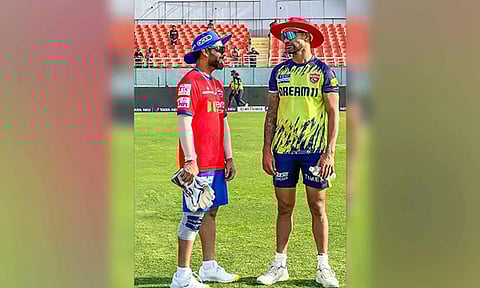 Rishabh Pant (left) and Shikhar Dhawan (right) (Delhi Capitals/X)