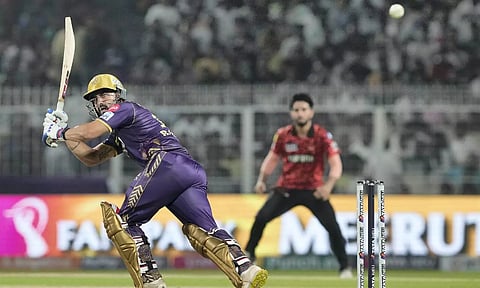 KKR players in action (PTI)