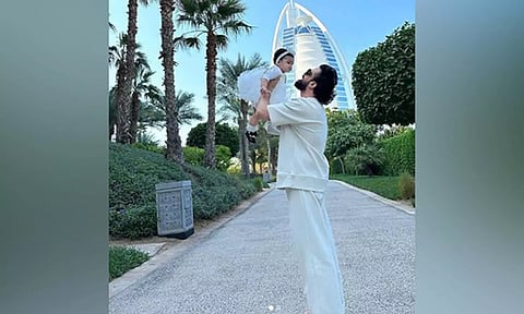 Atif Aslam with daughter Haleema (ANI)