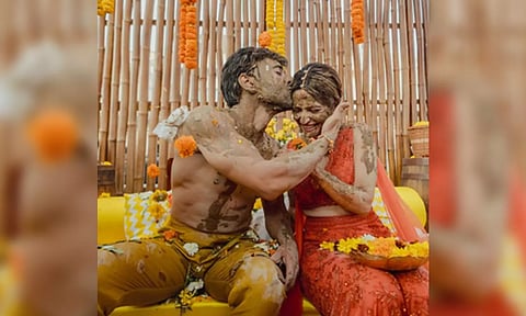 Actor couple Pulkit Samrat and Kriti Kharbanda (IANS)