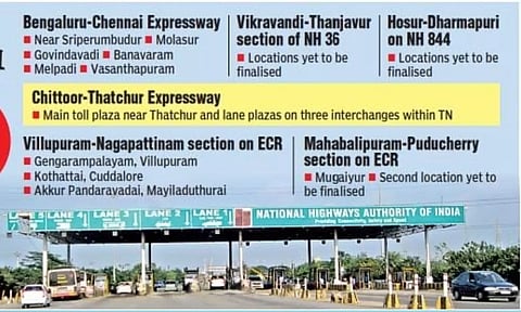 Toll plaza details